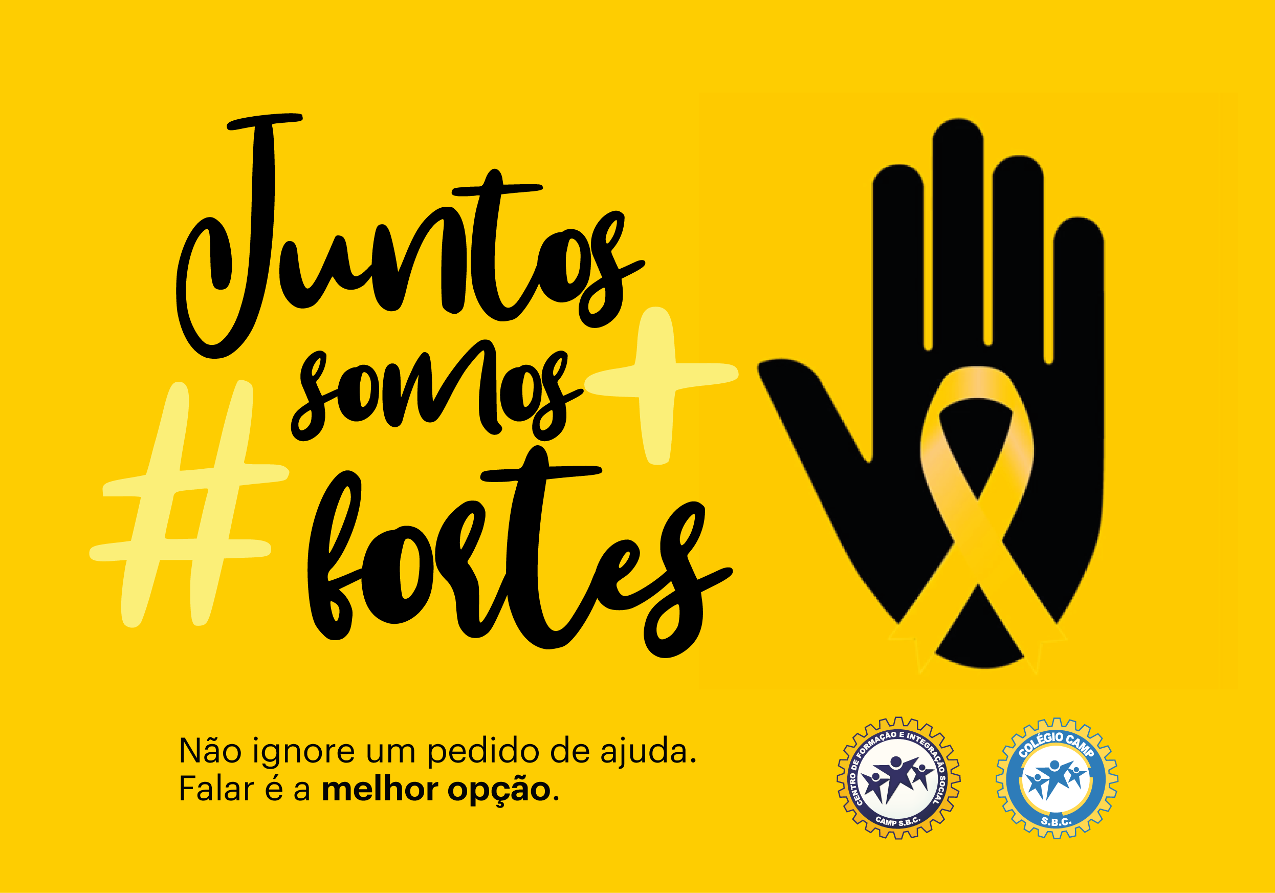 Setembro Amarelo Mês da Prevenção ao Suicídio CAMP SBC